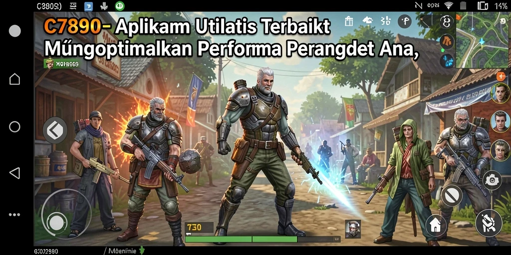 Screenshot C7890 yang menampilkan antarmuka pengguna yang intuitif dan fitur bermanfaat.