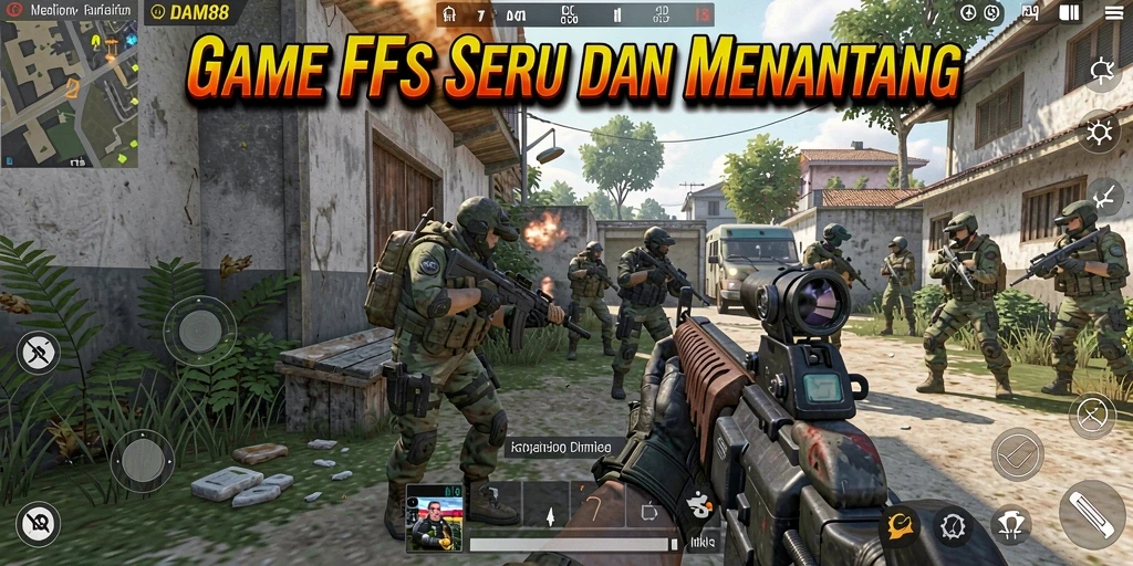 Gameplay intens di DAM88 yang memperlihatkan aksi pertempuran seru.
