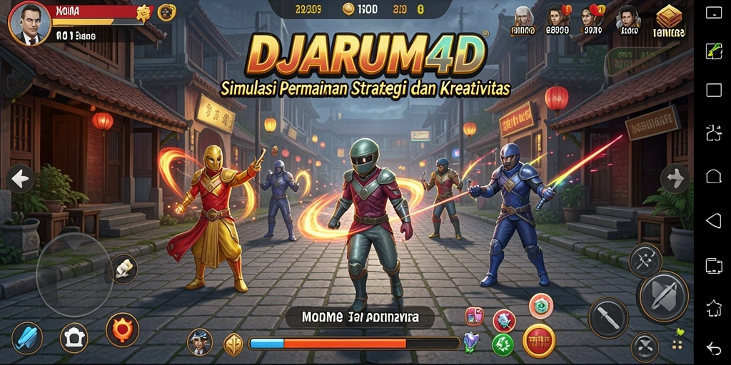Tampilan gameplay menarik dan interaktif dari DJARUM4D.