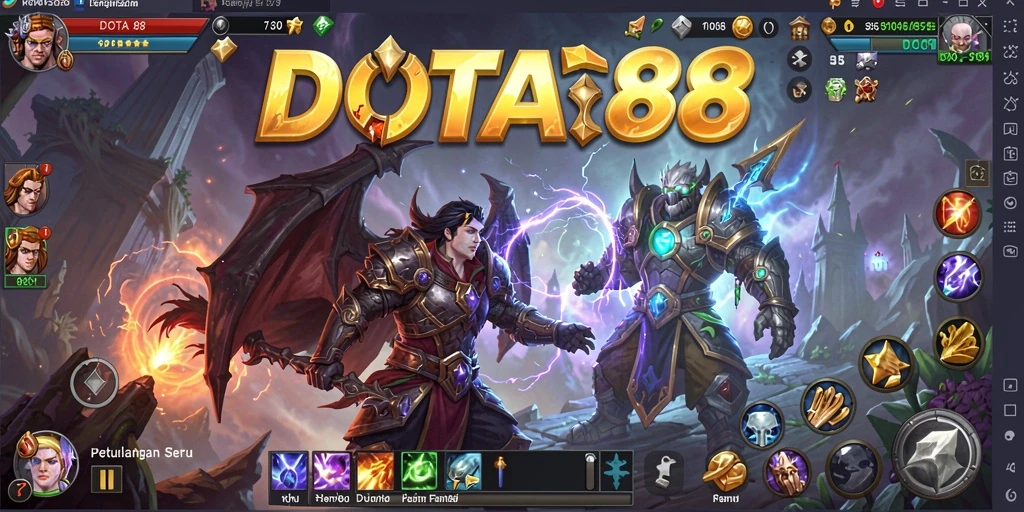 Screenshot DOTA88 menampilkan aksi seru dalam petualangan fantastis.