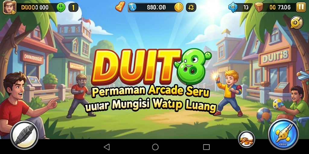 Screenshot gameplay DUIT8 menampilkan aksi seru dan grafis menawan.