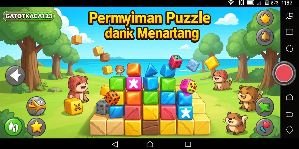 Tampilan gameplay GATOTKACA123 yang menantang dan seru.