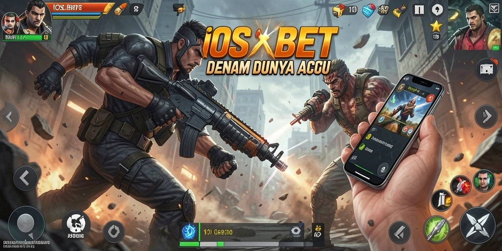 Tampilan gameplay seru dan mendebarkan di IOSBET.