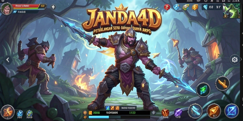 Tampilan gameplay seru dalam dunia fantasi ARPG.