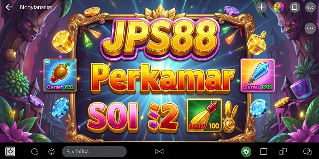 Tampilan gameplay JPS88 yang menarik dengan desain slot yang memukau.