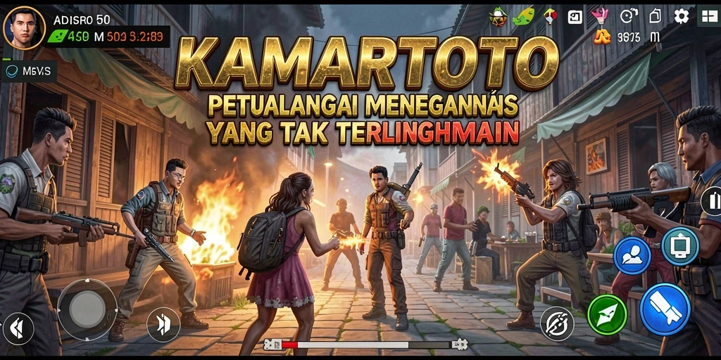 Tampilan gameplay seru KAMARTOTO dengan petualangan menegangkan.