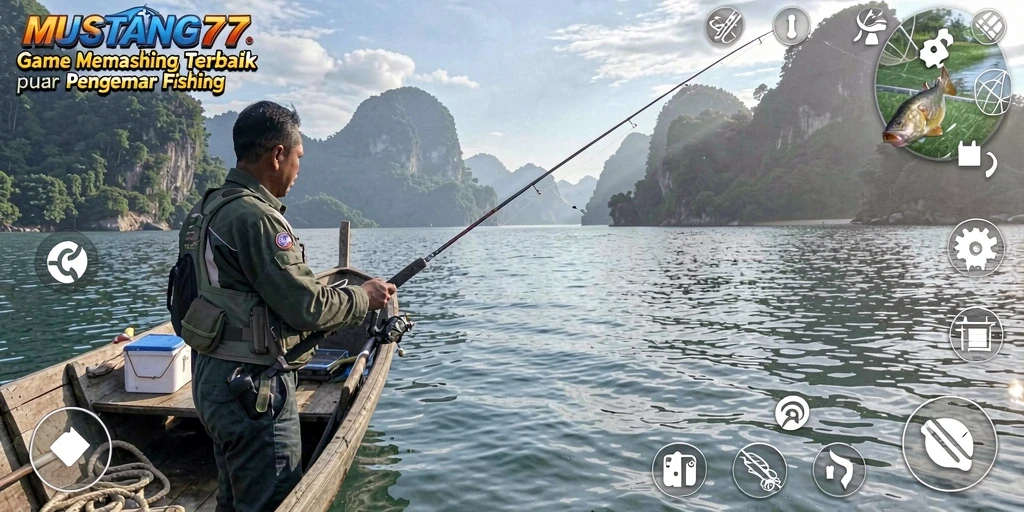 Tangkapan ikan yang besar di MUSTANG77 dengan gameplay yang seru.