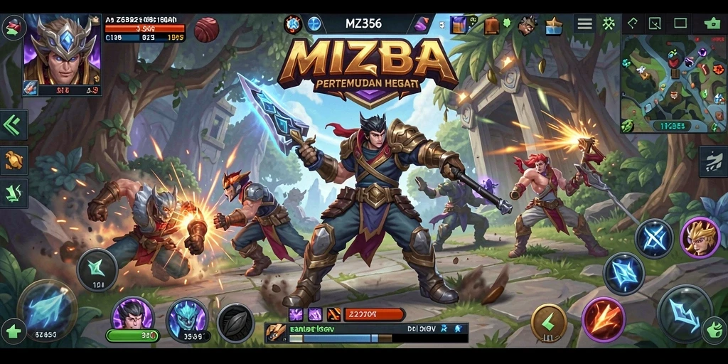 Tampilan gameplay intens dan aksi seru dalam MZ356.