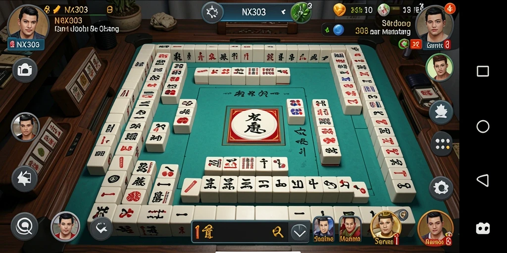 Tampilan gameplay NX303 dengan desain yang memukau dan penuh warna.