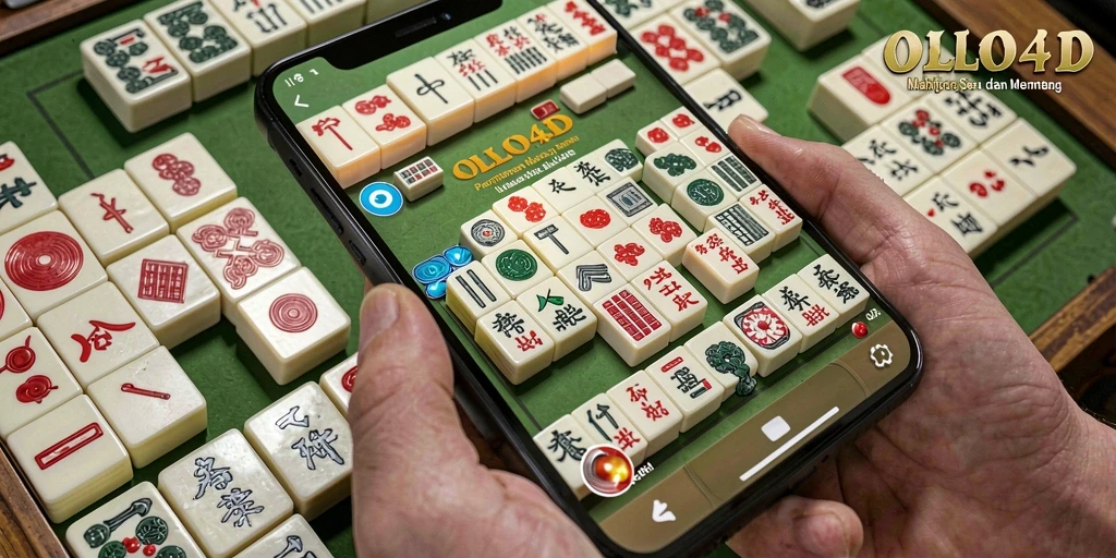 Screenshot OLLO4D menampilkan gameplay Mahjong yang menawan.