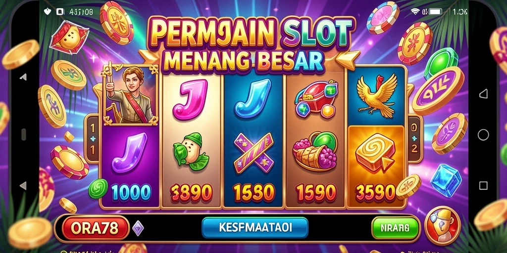 Tampilan menarik dari gameplay Slot ORA78 yang penuh warna.