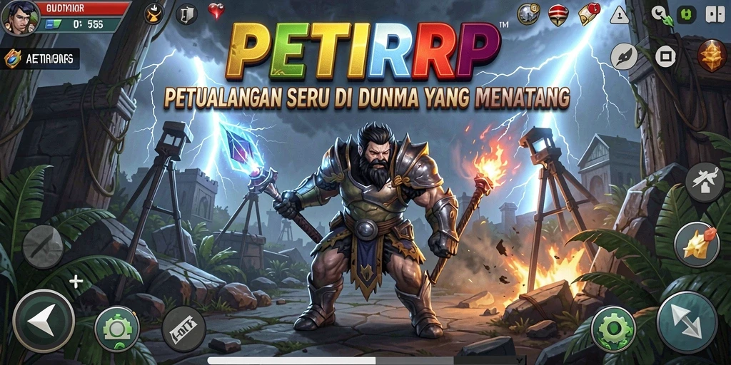 Tangkapan layar dari gameplay seru PETIRRP dalam dunia petualangan.