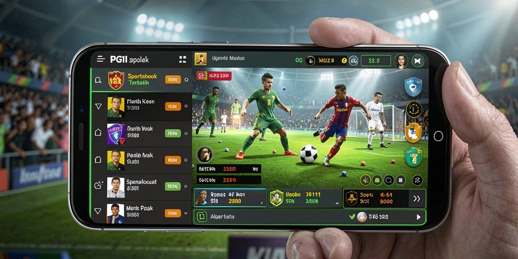 Tampilan gameplay PG11 yang interaktif dan menarik saat memasang taruhan.