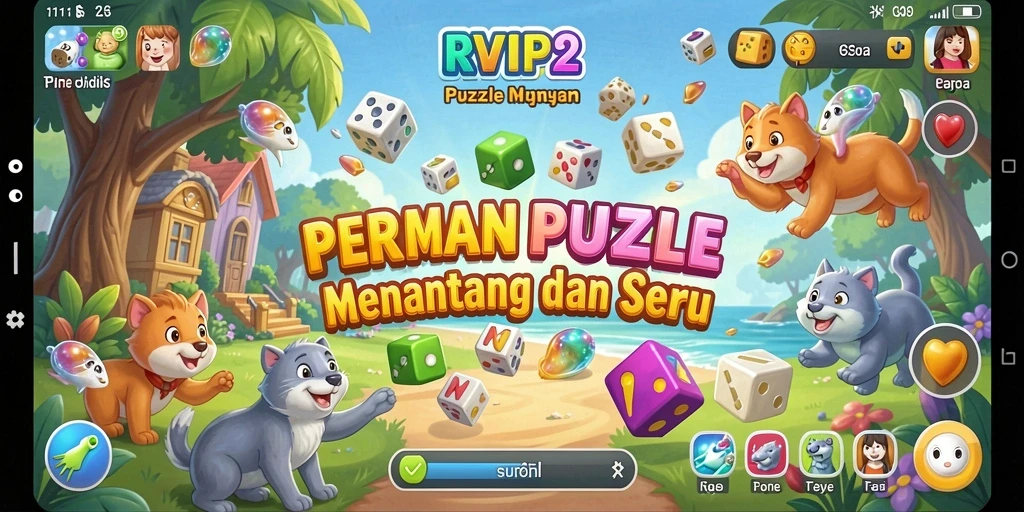 Tampilan menarik dari gameplay RVIP2 yang seru dan menantang.