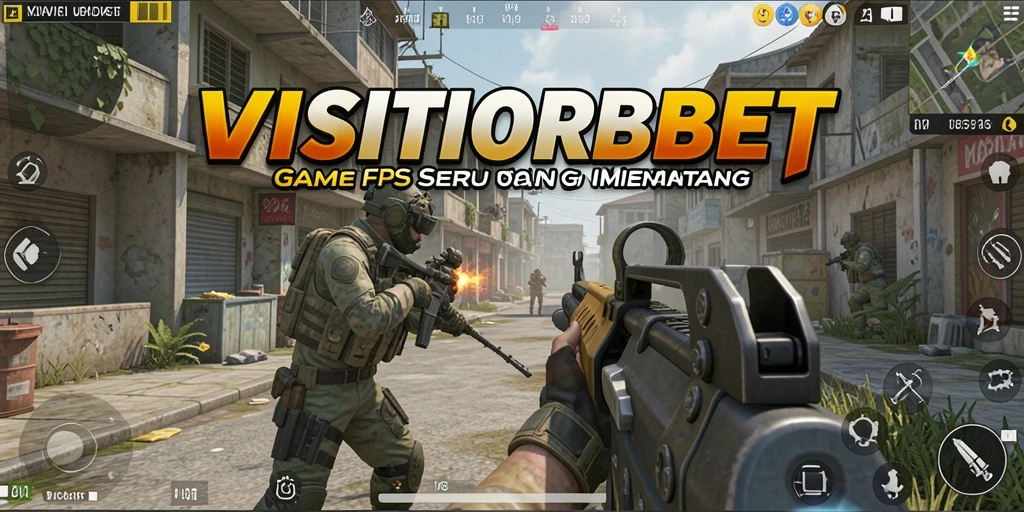 Tampilan gameplay <strong>VISITORBET</strong> yang penuh aksi di medan perang.